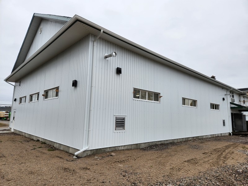 The exterior of the White River fire department building. 