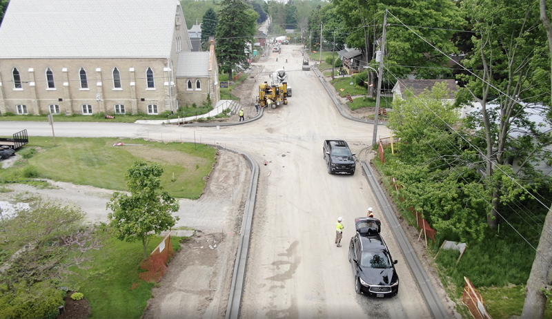 Road Reconstruction in the Historic Village of Sparta