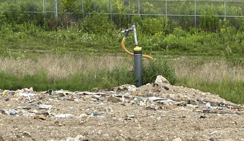 A gas well at Brantford's landfill. 