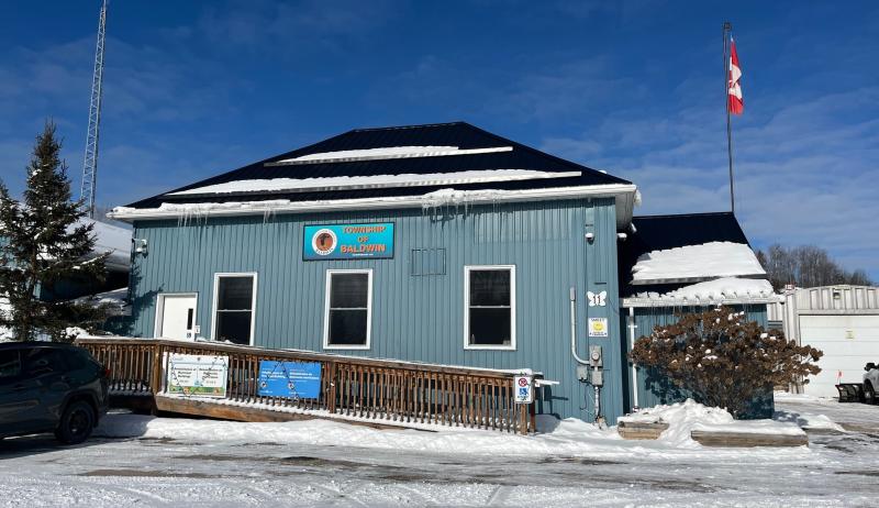 Baldwin, Ontario's Town Hall. 