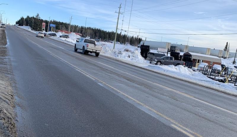 Highway 17 in Dryden, Ontario.