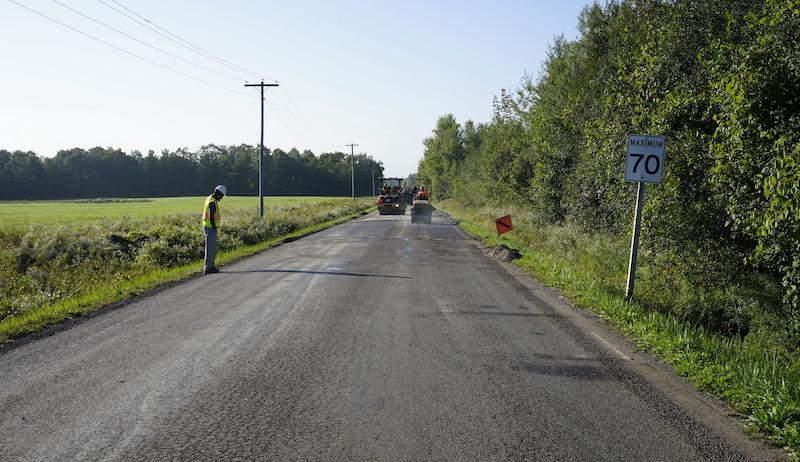 The Town of Georgina resurfaced a number of roads in the municipality in 2021. 