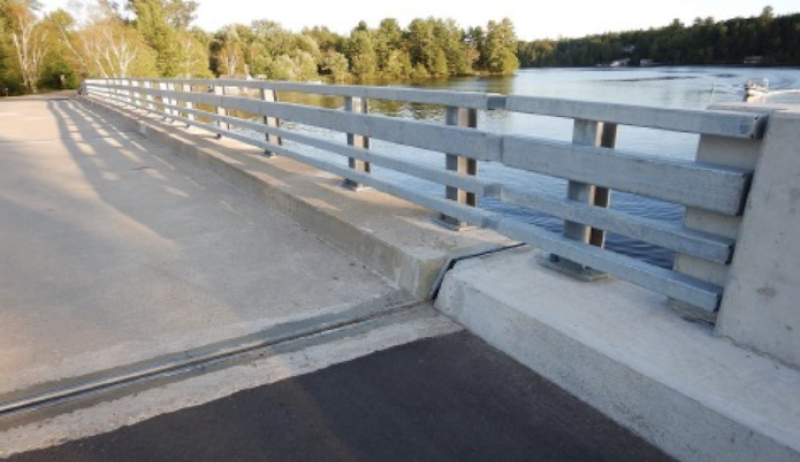 A photo of the new Beaumaris Bridge in Muskoka Lakes. 