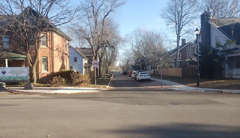 Rehabilitation of Pine Street in Gananoque. 