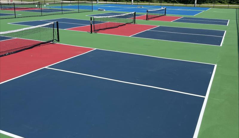 Pickleball courts in the Town of Georgina. 