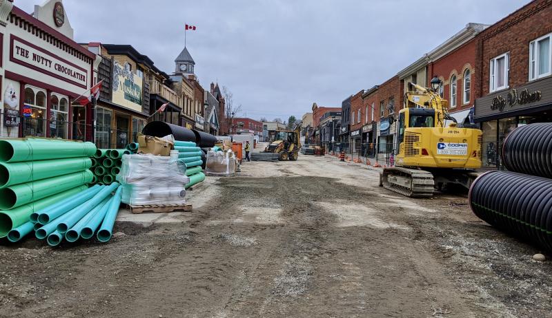 A picture of Main Street in Huntsville.