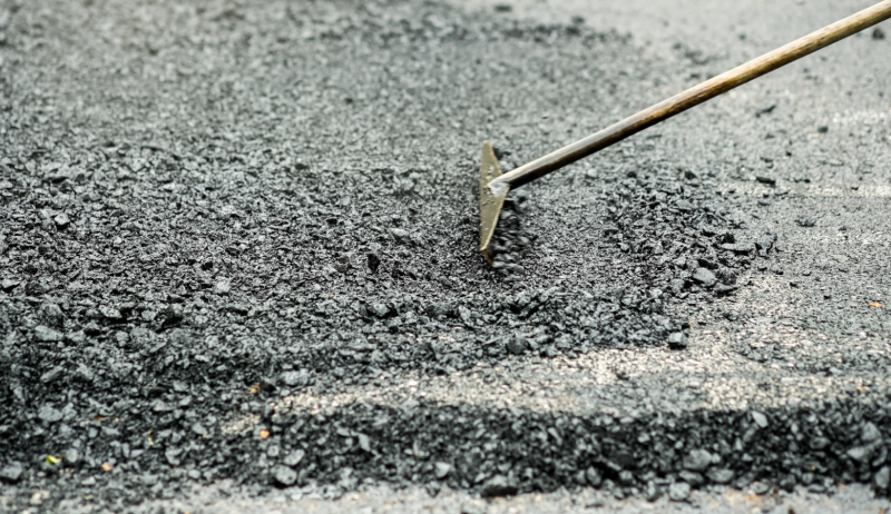 A stock photo of roadwork. 